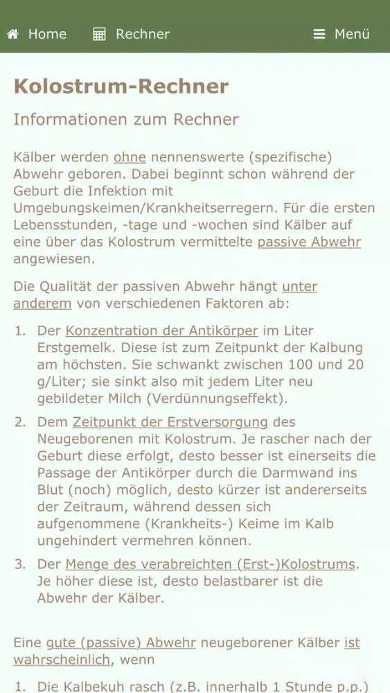 Tangkapan skrin NTB-Rechner (nach Dr. G. Rademacher)
