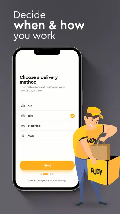 Fudy Courier سکرین شاٹس