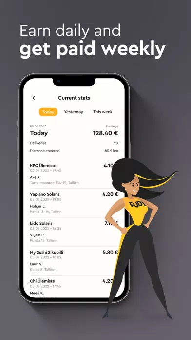 Fudy Courier سکرین شاٹس