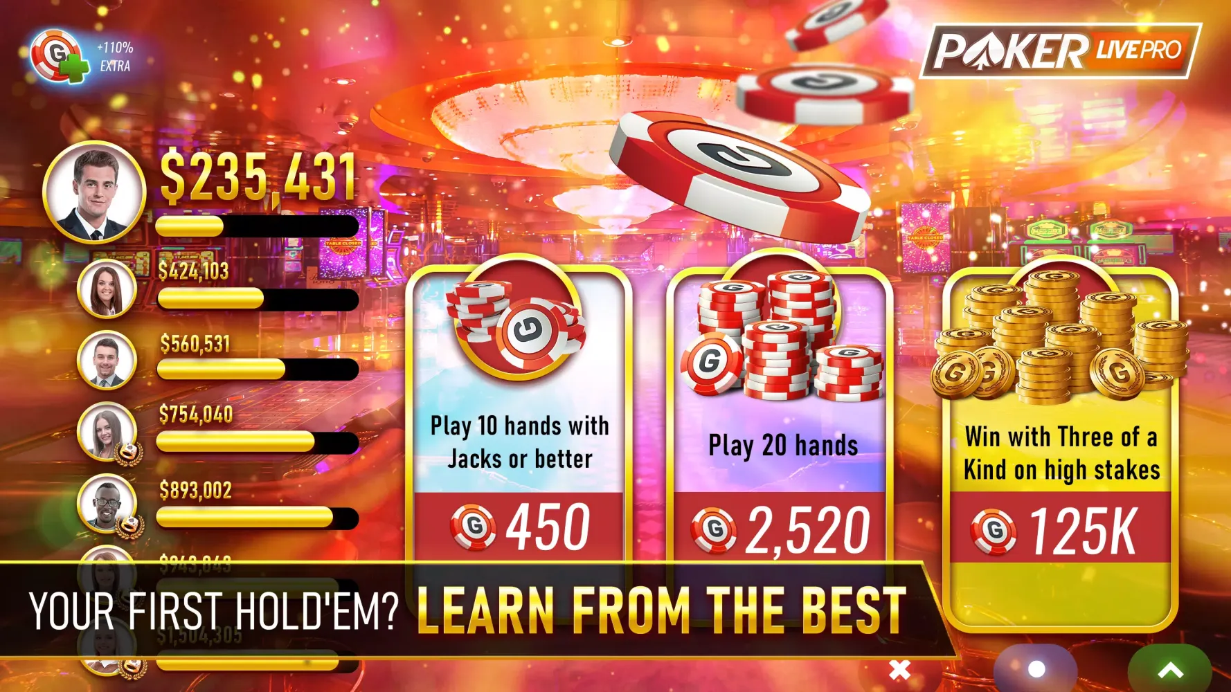 Poker Texas Holdem Live Pro应用截图