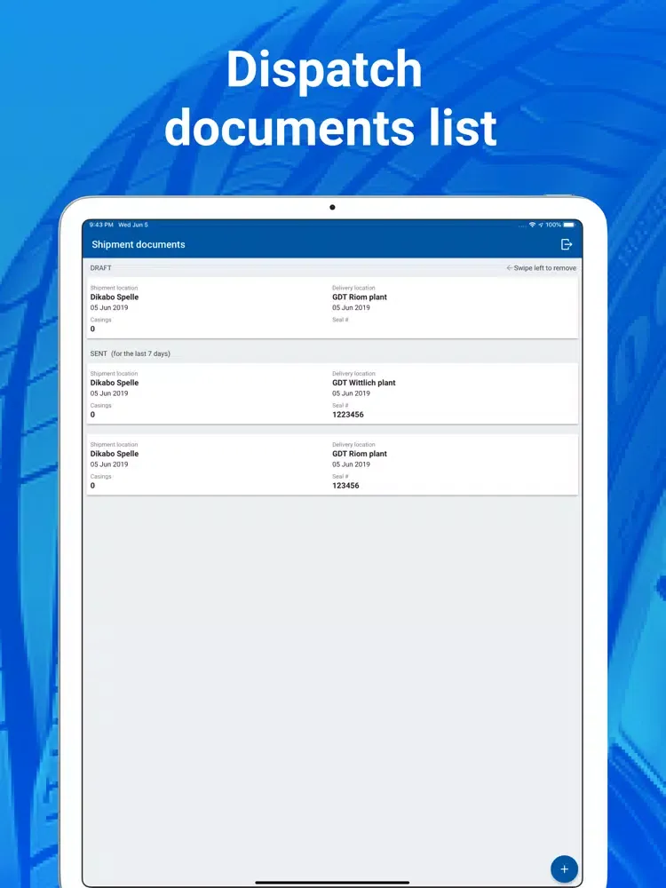 Screenshot di eCasing Inspection iPad 