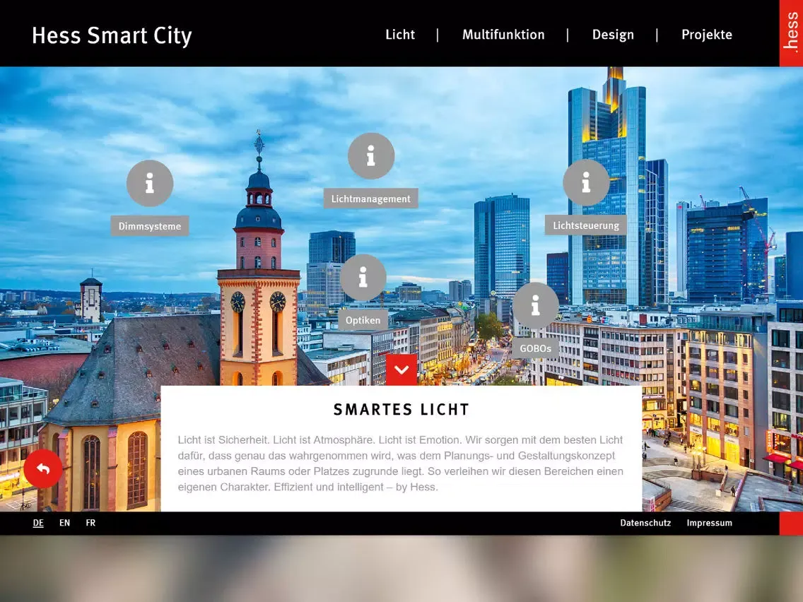Hess Smart City iPad  Screenshots