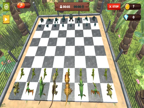 صور Dino Battle Chess iPad 