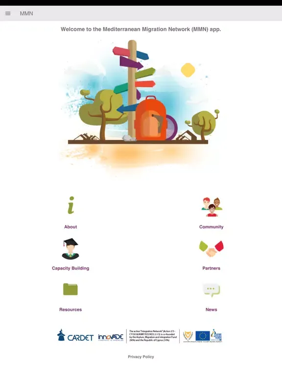 Migration Network iPad  스크린샷