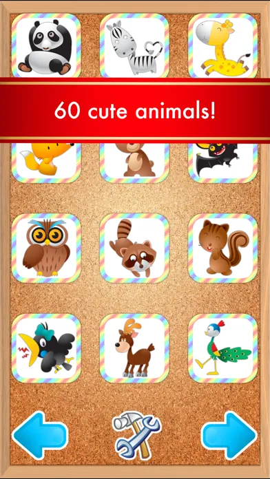 Screenshot di First Words Animals Flashcards