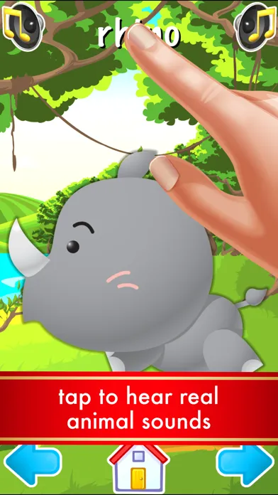 Screenshot di First Words Animals Flashcards