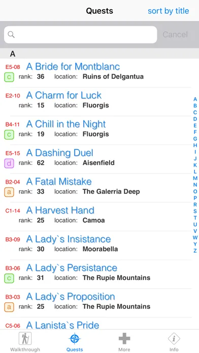 Capturas de pantalla de FFTA2 Game Guide