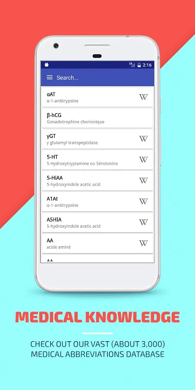 Abréviations médicales Screenshots