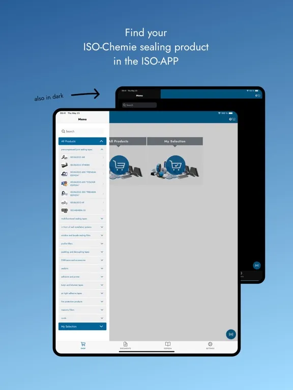 Скриншоты ISO-Chemie iPad 