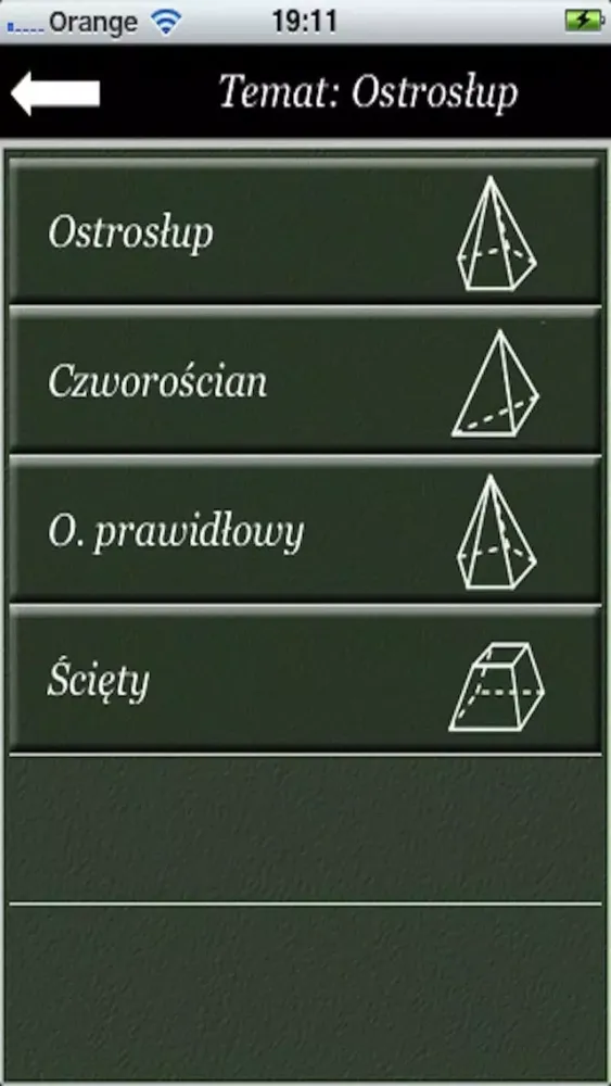 Matematyka - bryły Screenshots