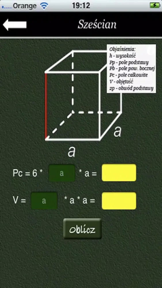 Matematyka - bryły Screenshots