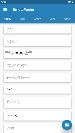 Скриншоты EmotePaster - Copy and Paste P