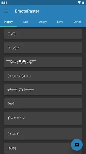 Скриншоты EmotePaster - Copy and Paste P