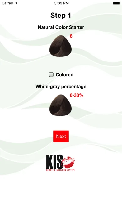 KIS color diagnoses for IPhone Ekran Görüntüleri