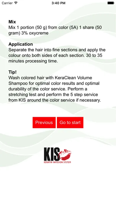 KIS color diagnoses for IPhone Ekran Görüntüleri