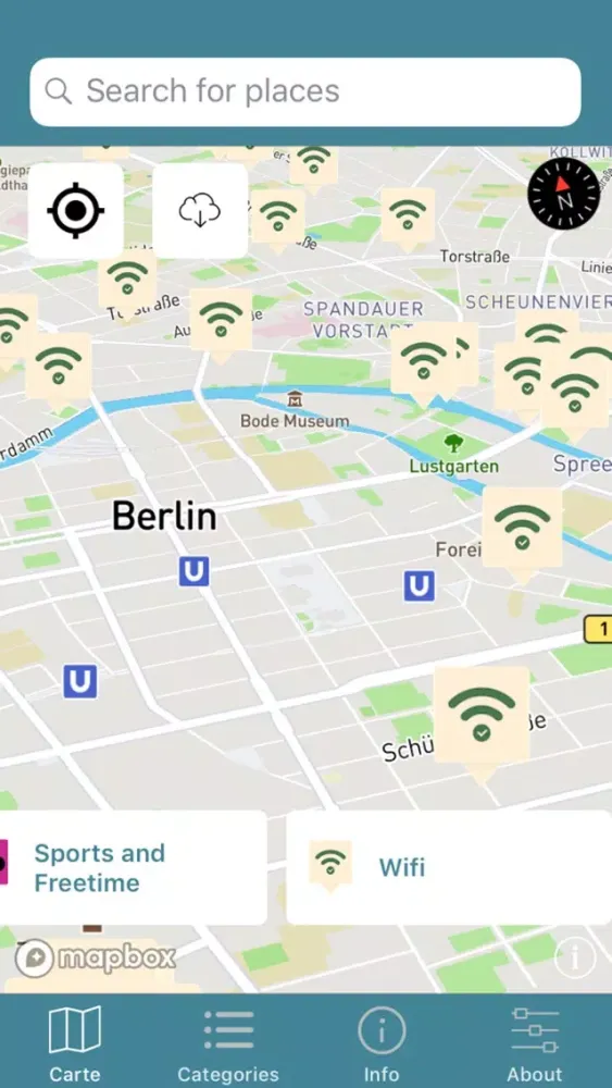 Arriving in Berlin App スクリーンショット