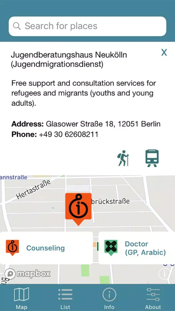 Arriving in Berlin App スクリーンショット
