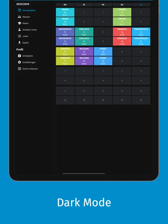 Lehrmeister - die Lehrer App iPad  स्क्रीनशॉट