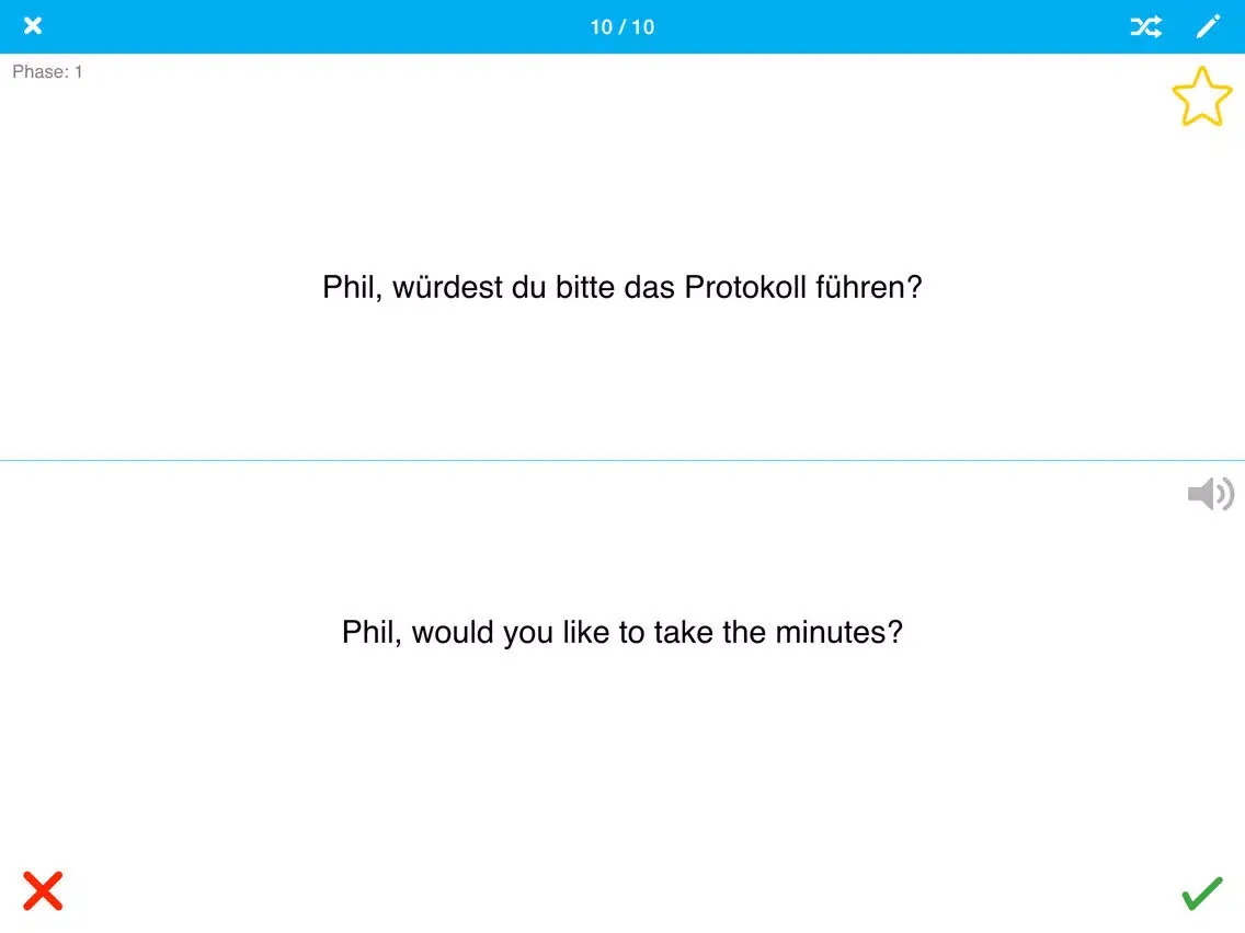 ภาพหน้าจอของ Business English German iPad 