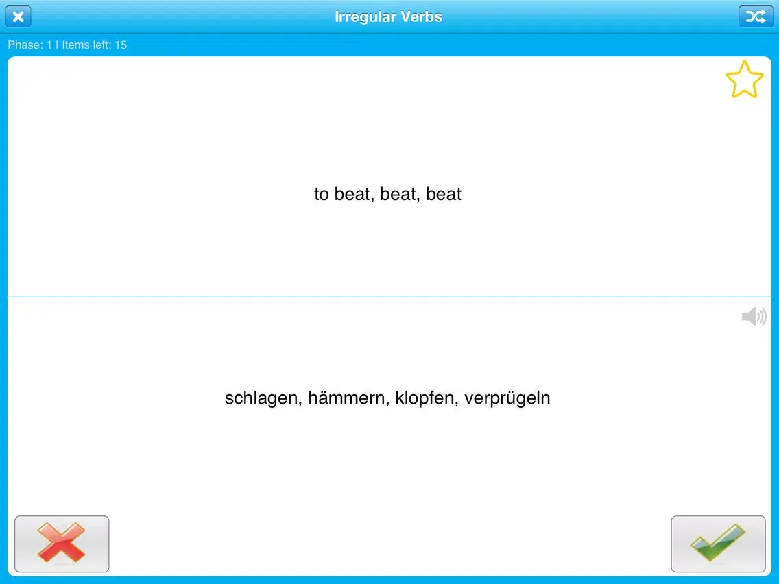 _English irregular verbs_ iPad  Screenshots