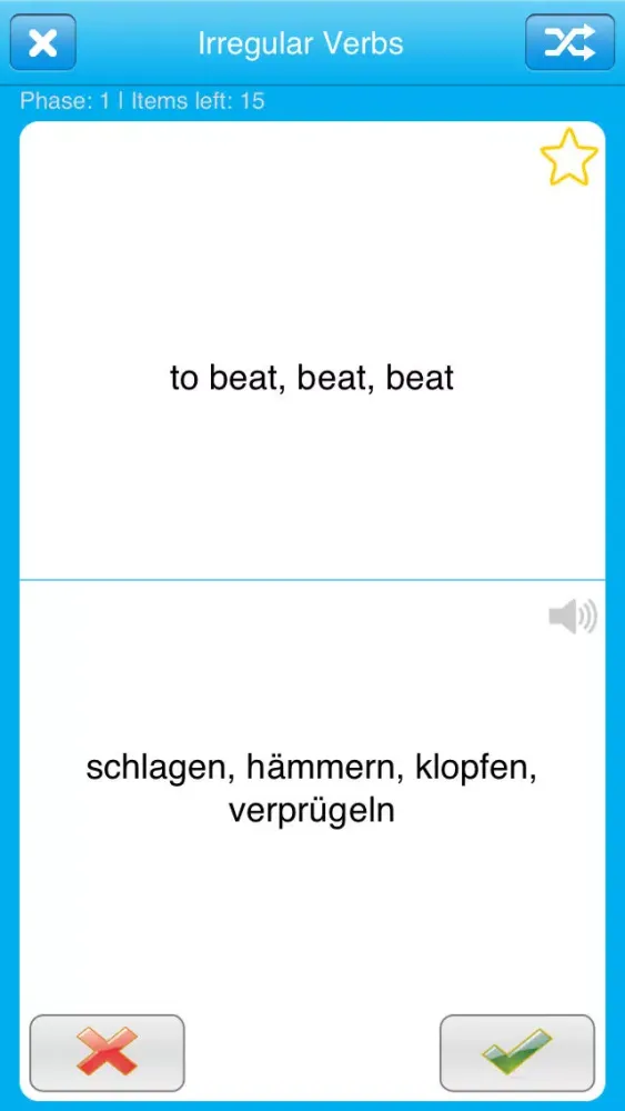 _English irregular verbs_ Screenshots