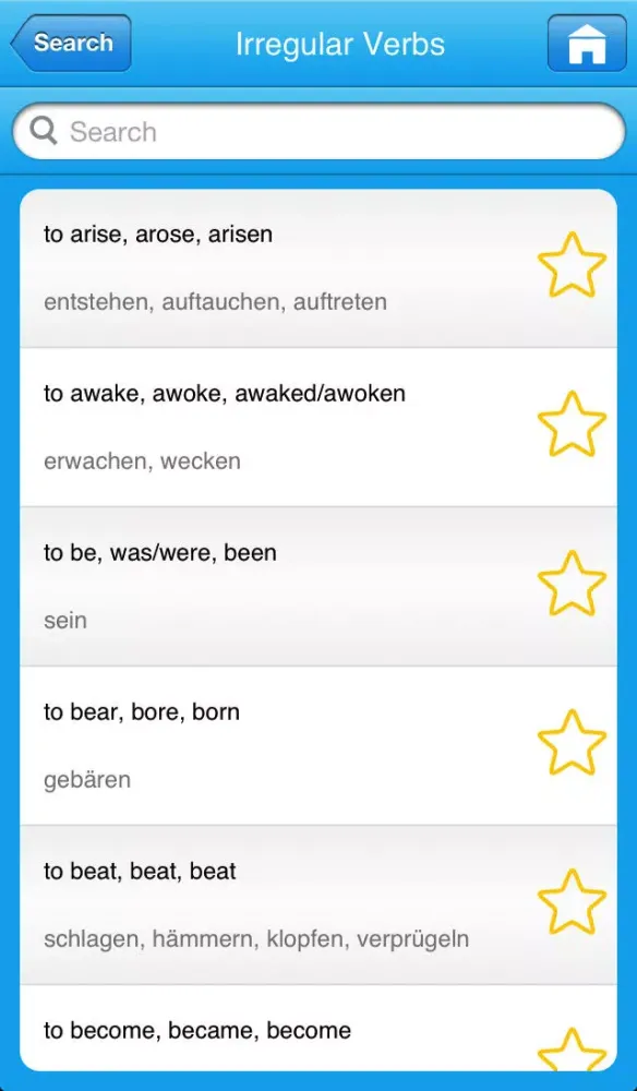 _English irregular verbs_ Screenshots