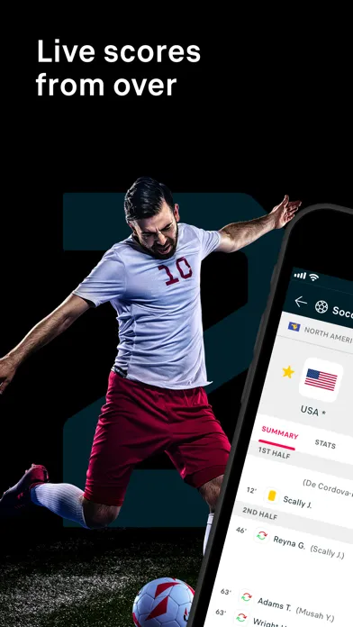 Capturas de pantalla de Flashscore - Live scores