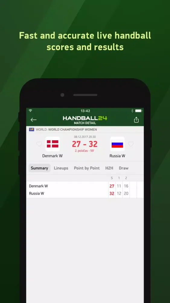 Capturas de pantalla de Handball 24 - live scores