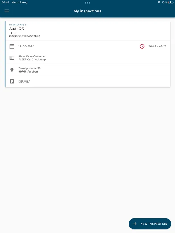 Ảnh chụp màn hình của VTI-EASI iPad 