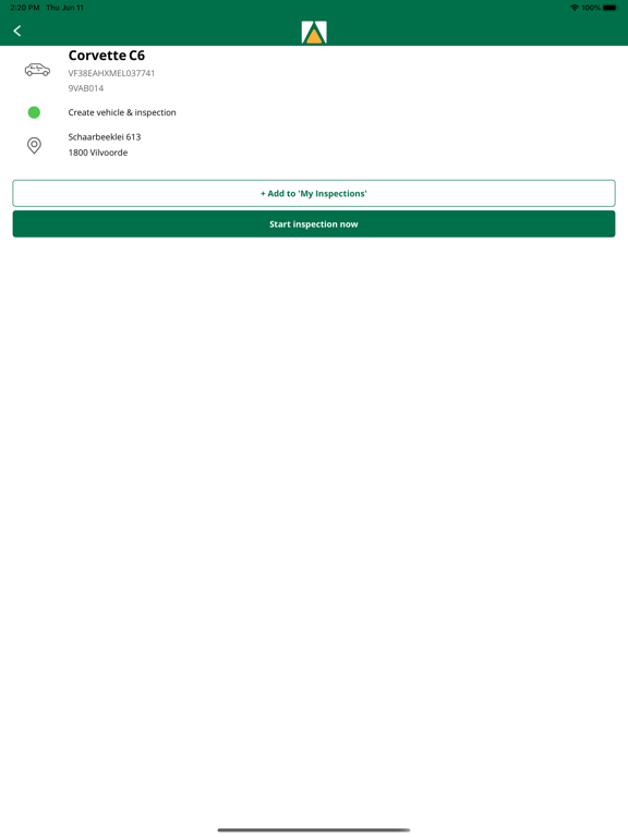 Macadam CarCheckApp iPad 应用截图