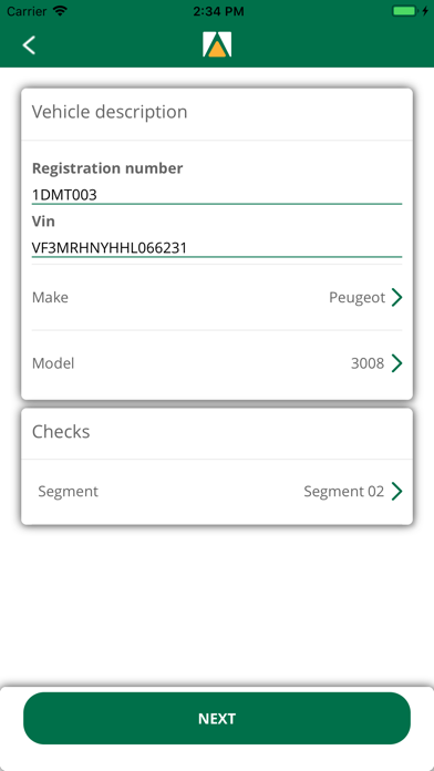 Macadam CarCheckApp应用截图