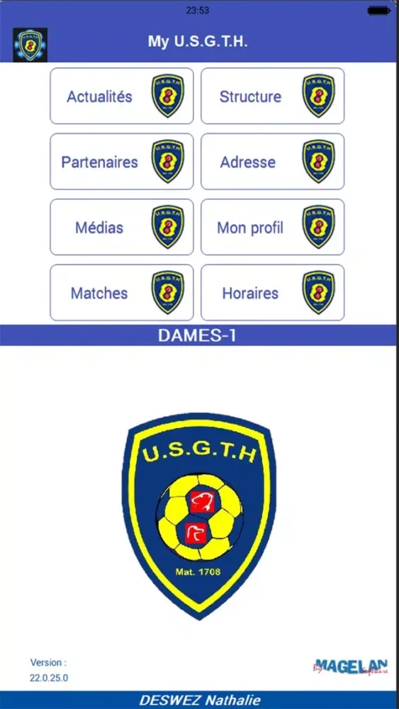 Captures d'écran de My USGTH