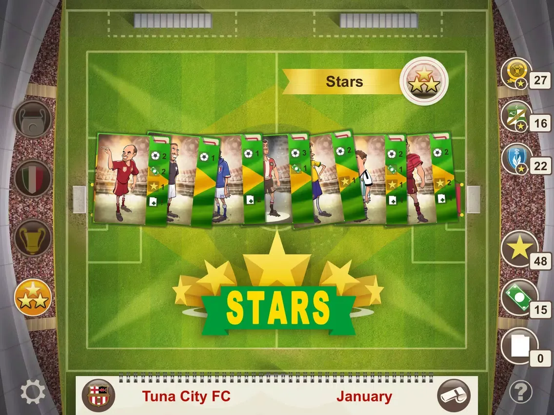 Football Seasons | Strategic soccer cards game iPad  স্ক্রিনশট