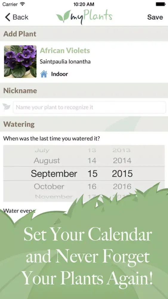 Zrzuty ekranu myPlants Premium | Manage tool and reminder for watering and treating your garden