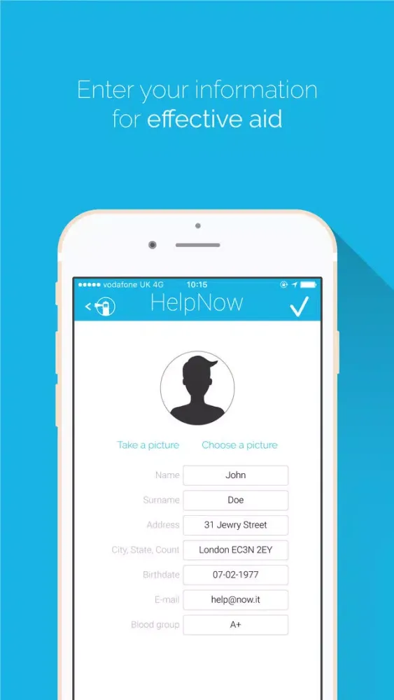 Help Now - send your emergency call easily and receive rescue or first aid স্ক্রিনশট