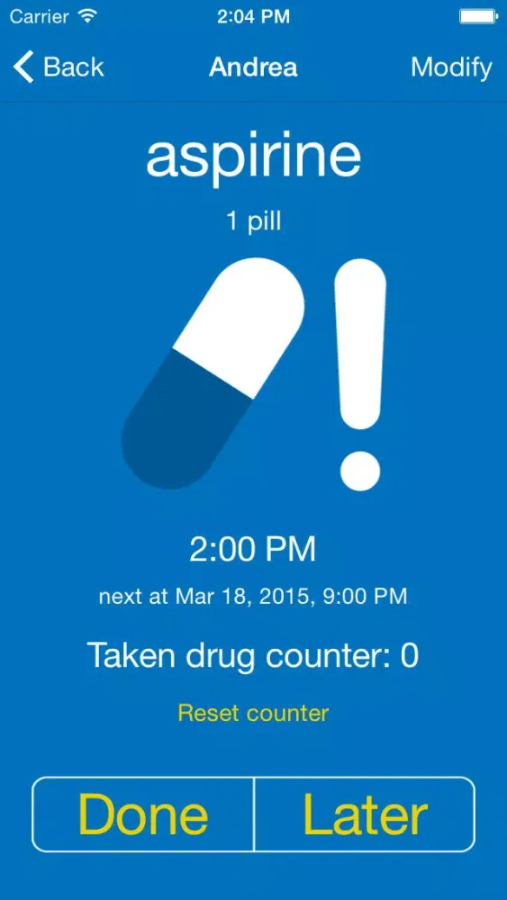 Capturas de pantalla de Do not forget your pills | reminder for medicines