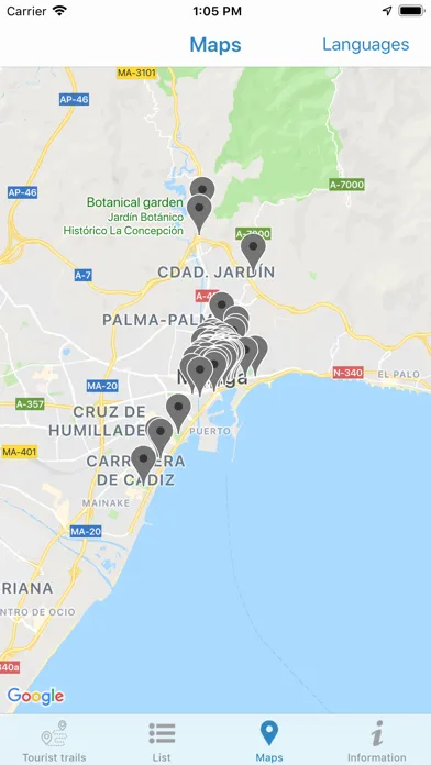 Malaga Ciudad Genial Audioguia Ekran Görüntüleri