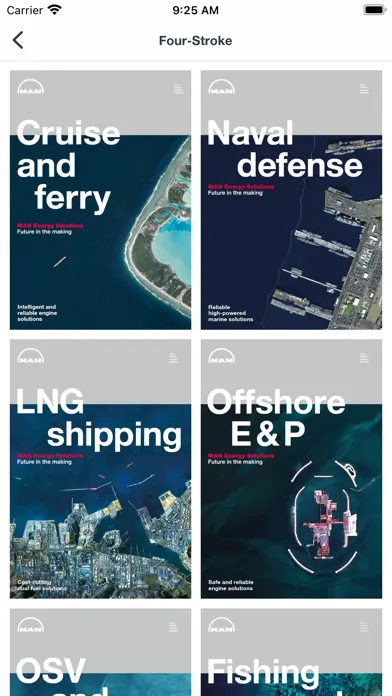 Capturas de pantalla de MAN Energy Solutions Brochures