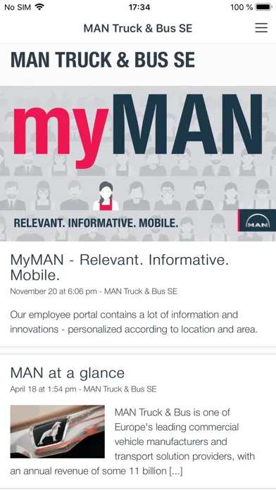 MAN Truck & Bus AG - myMAN应用截图