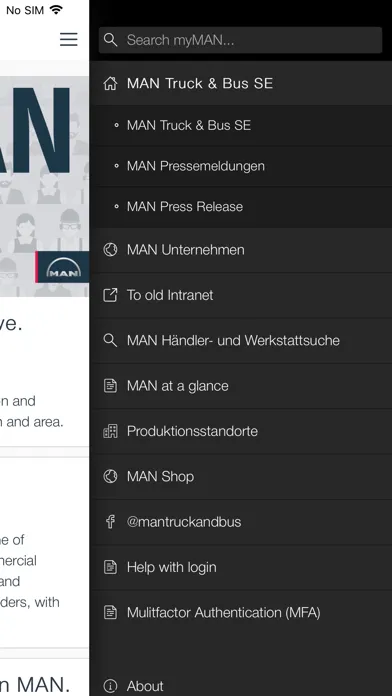MAN Truck & Bus AG - myMAN应用截图