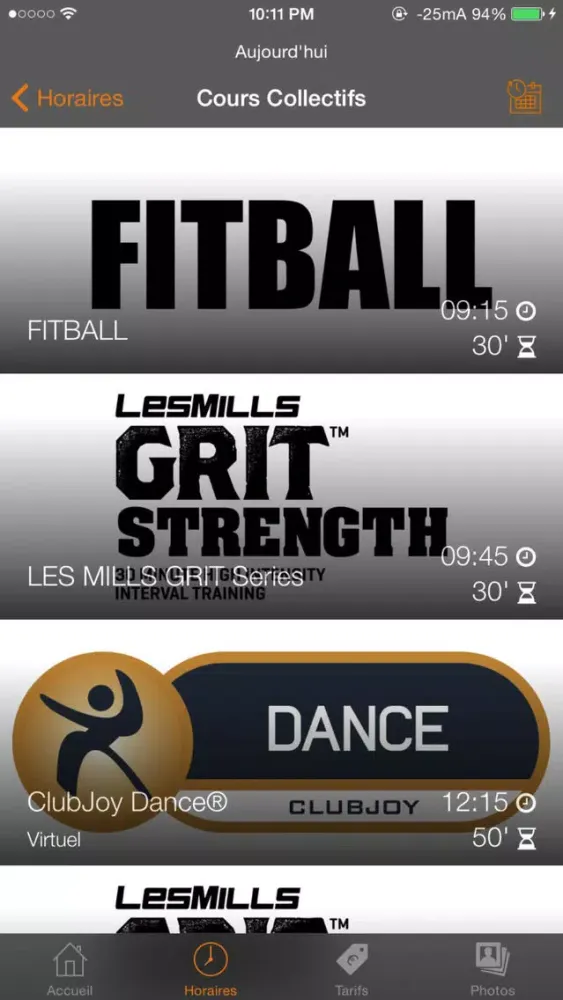 Capturas de tela do Arona Danse & Fitness