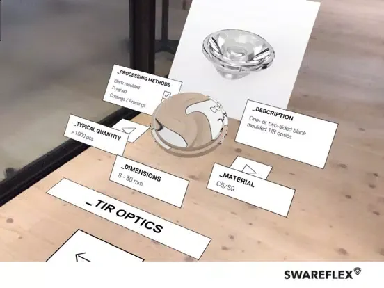 Capturas de tela do SWAREFLEX GLASS OPTICS SMARTAR iPad 