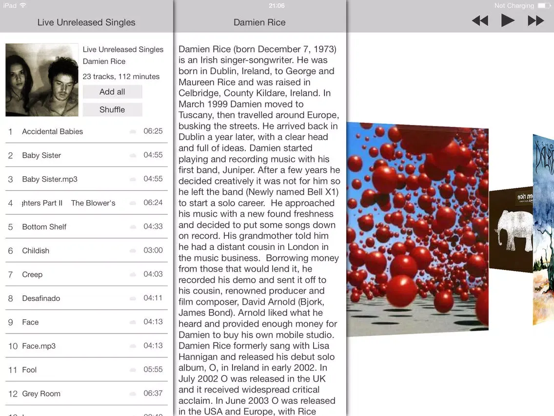 Album Ring iPad  Screenshots