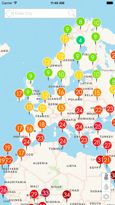 Скриншоты Weather Map - Netatmo stations
