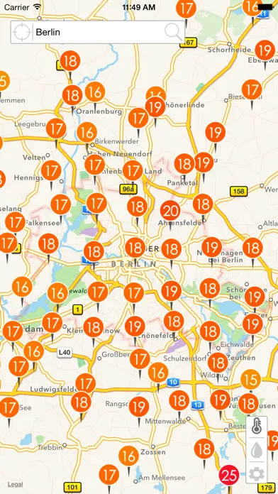 Скриншоты Weather Map - Netatmo stations