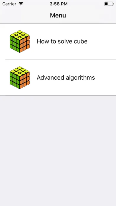 Tangkapan skrin Guide for Rubik's Cube