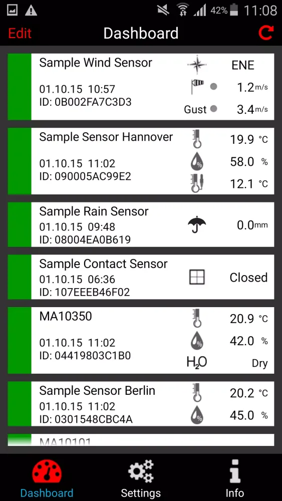 WeatherHub Screenshots