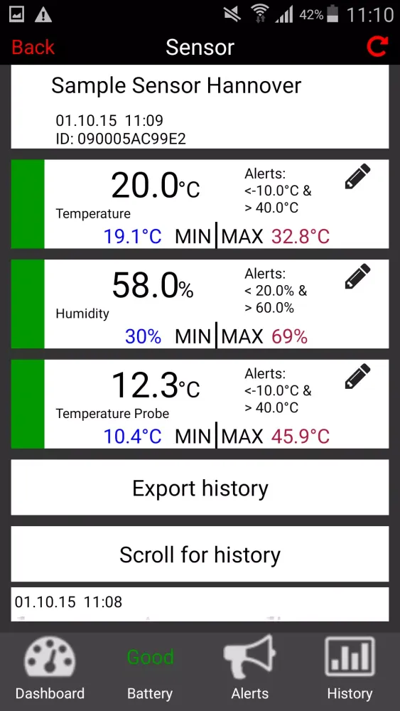 WeatherHub Screenshots