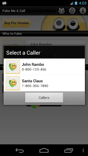 Capturas de pantalla de Fake Me A Call