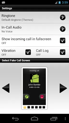 Capturas de pantalla de Fake Me A Call